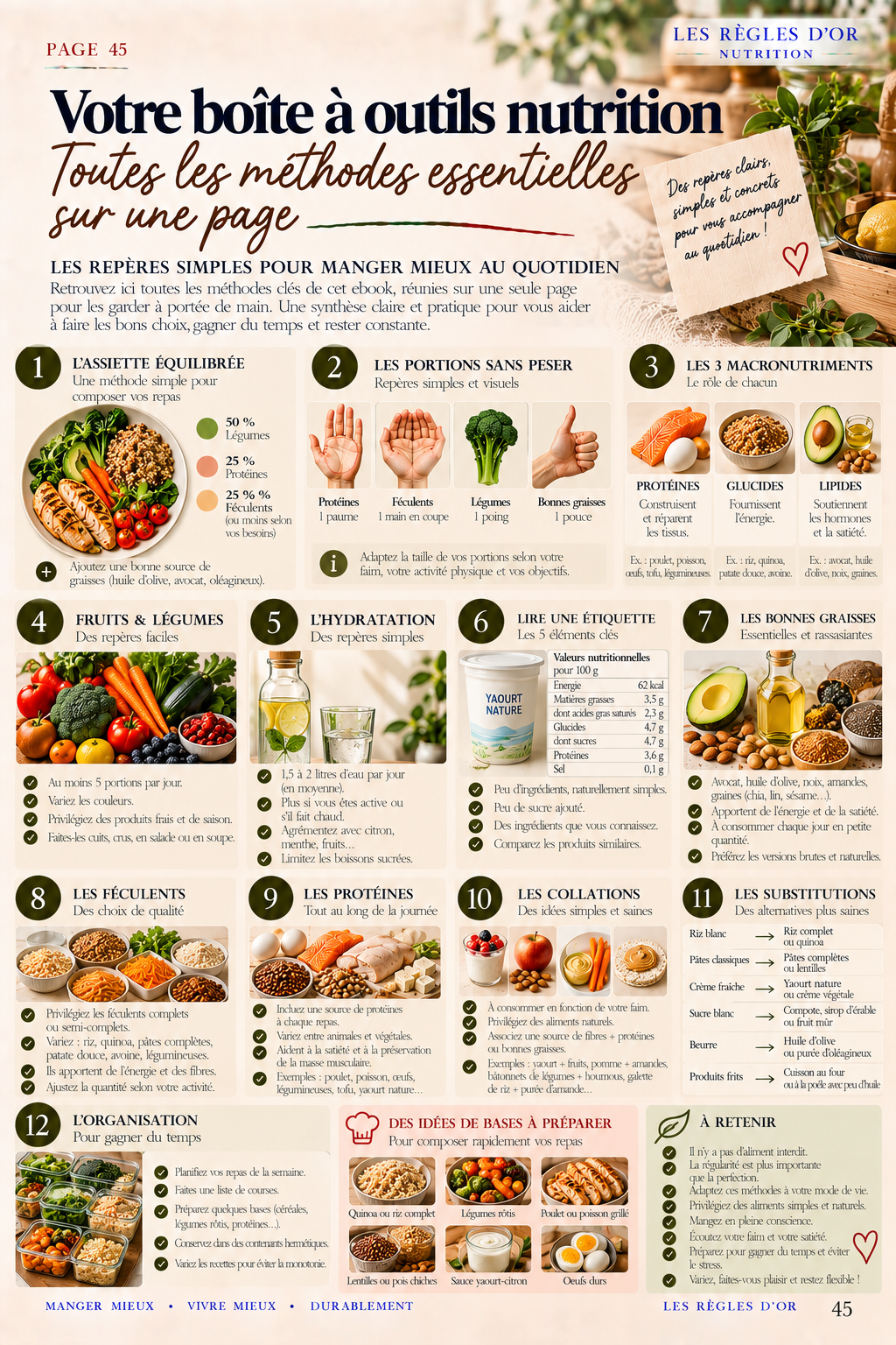 NUTRITION — Bien manger au quotidien